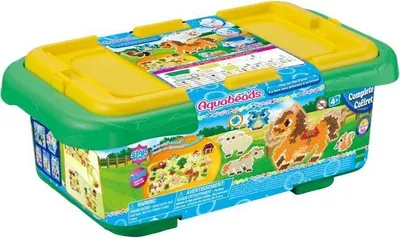 Immagine prodotto di Aquabeads Set Fattoria, set creativo dai 4 anni in su, oltre 3500 perline, perline a forma di stella incluse