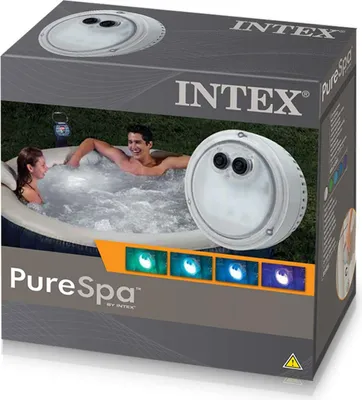 Produktbild von INTEX 28503 PureSPA Multicolor LED Licht, Batteriebetrieb 5-fach Farbwechsel oder 6 Farben fixierbar