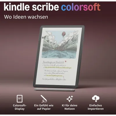 Obrázok produktu pre Čítačka e-kníh Amazon Kindle Scribe Colorsoft 32 GB, farba: sivá