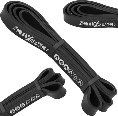 Produktbild von Gummiband für Klimmzugübungen - Latex - Powerband, Schwarz