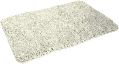 Produktbild von Kinzler hochwertige Mikrofaser Badematte, 80x150 cm, mit rutschfestem Rücken, silber; J-10008/30