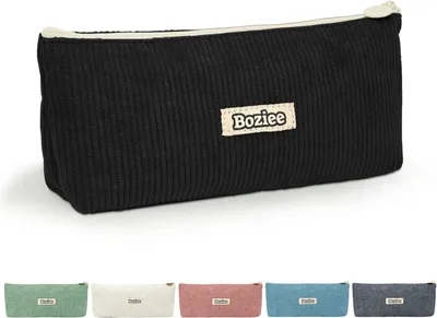 Imagen del producto de Estuche para bolígrafos, fabricado en tela resistente, de 23 x 10 x 7 cm, ideal para la escuela