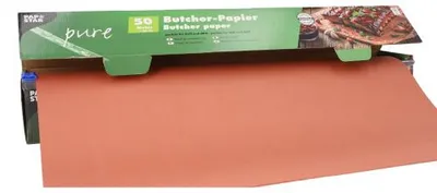 Produktbild von Butcher Papier Kraftpapier "pure" 50 m x 60 cm in Faltschachtel
