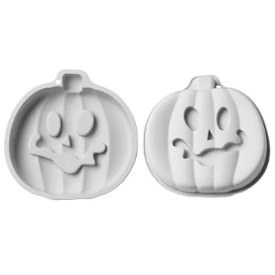 Produktbild von 3 Kürbis Silikonbackformen - Halloween Keks Kuchen