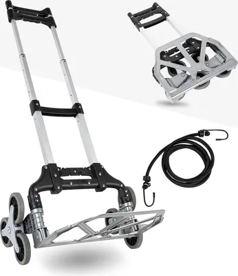 Produktbild von Einkaufstrolley Treppensteiger klappbar,Belastbar bis zu 70 kg,Treppensackkarre
