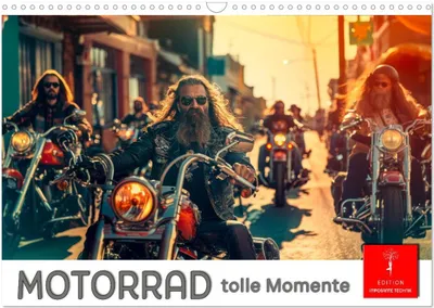 Produktbild von Motorrad tolle Momente (Wandkalender 2026 DIN A3 quer), CALVENDO Monatskalender