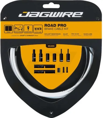 Image de Jeu de câbles de frein Road Pro Brake - Blanc