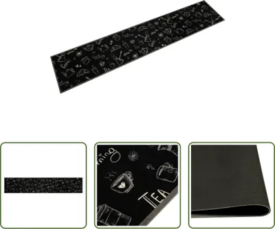 Imagen del producto de Alfombra para cocina Living Store, lavable, color , 60x300 cm, de terciopelo