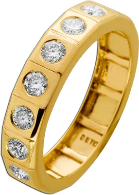 Produktbild von Brillant Ring Gold 333 8K Lab Grown Diamanten 0.70ct 19