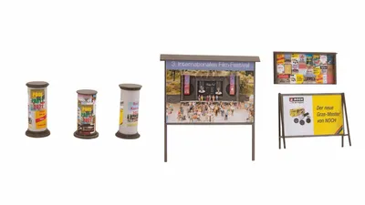 Produktbild von NOCH 14217, HO (1:87), Mehrfarbig, 6 Stück(e)