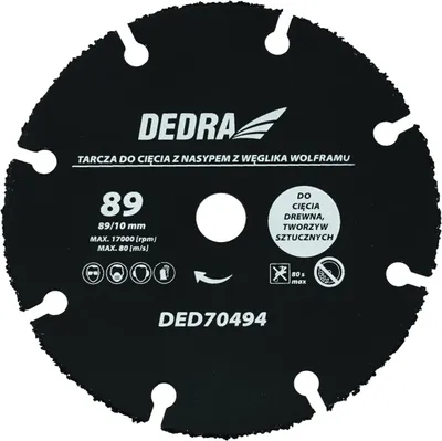 Immagine prodotto di Disco universale 89x10mm per DED7049