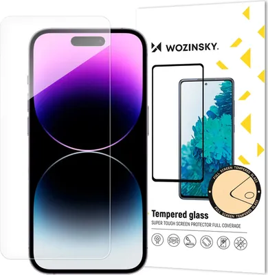 Zdjęcie produktu dla Szkło hybrydowe Wozinsky Full Cover Flexible Glass na cały ekran elastyczne na iPhone 16 Pro Max