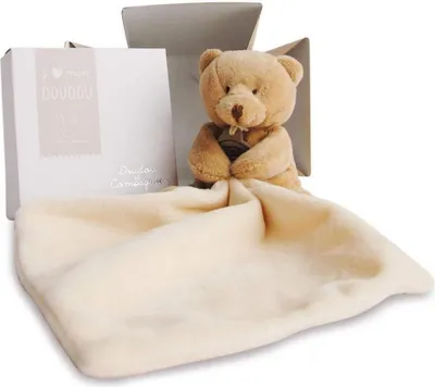 Image de Ours en peluche Mojkáčik dans une boîte