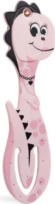 Produktbild von Flexilight Pals Leselicht (Dino) - pink - 2 in 1 Leselampe & Lesezeichen - LED Leselicht - Geschenk für Leser, Buchliebhaber - Deutsche Ausgabe