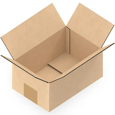 Produktbild von KK Verpackungen 400 Stück Versandkartons 185 x 125 x 90 mm Kartons 1-wellig, Faltkartons
