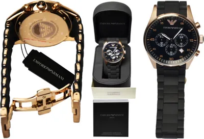 Produktbild von Emporio Armani Herren Armband Uhr Chronograph AR5905