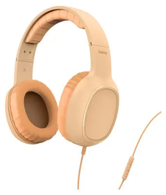 Produktbild von Hama Kopfhörer Fun C, On-Ear USB-C Mikrofon, Orange