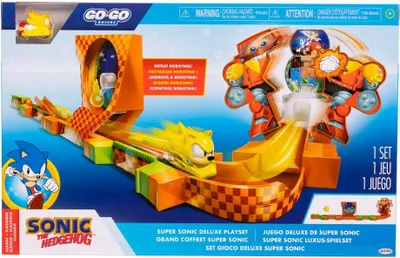 Zdjęcie produktu dla Zestaw Deluxe Sonic Go Go Racers z torem i pojazdami