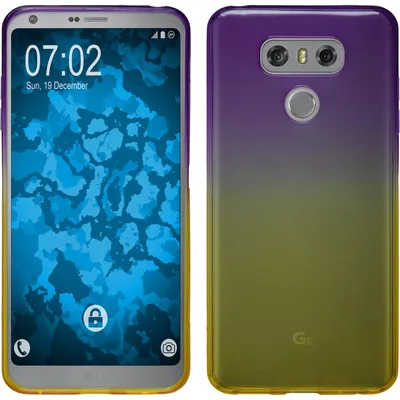 Produktbild von PhoneNatic Case kompatibel mit LG G6 - Design:05 Silikon Hülle Ombrè + 2 Schutzfolien