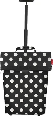 Image de reisenthel chariot de courses Trolley M Dots White noir