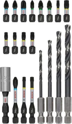 Produktbild von PRO Impact Schrauberbits und Metallbohrer Set, 20-tlg.