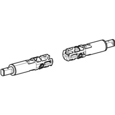 Produktbild von Geberit 244626001 Set Scharniere für WC-Sitz