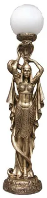 Immagine prodotto di Figura egiziana lampada da tavolo statua Cleopatra 74cm statua lampada