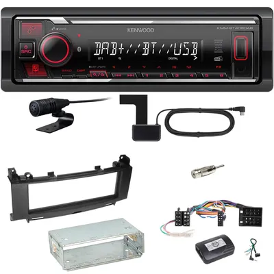 Produktbild von Kenwood KMM-BT408DAB Bluetooth DAB Einbauset für Mercedes A B Klasse W169 W245