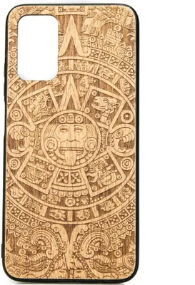 Produktbild von Holzhülle Bewood für Xiaomi Mi 11i / Poco F3 Aniegre Aztekischer Kalender