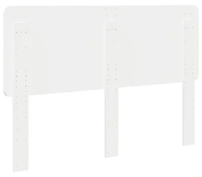 Image de Tête de lit vidaXL en bois blanc