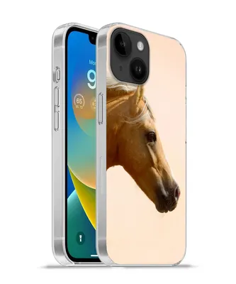 Produktbild von MuchoWow® Handyhülle Schutzhülle Hülle für Apple iPhone 14 - Softcase Pferd - Licht - Luft Silikon Softcase Handy Hülle - Mobiltelefonhülle