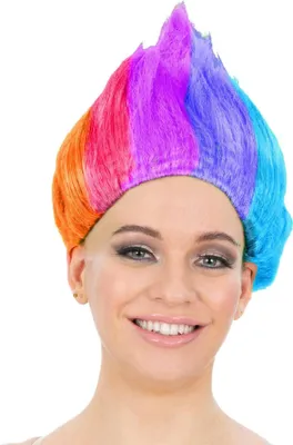 Immagine prodotto di Smiffys - Parrucca "anni '90" SM2960 (Taglia unica) (Multicolore)