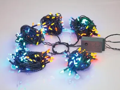 Image de Speed Light Led - 220 Led - Multicolore - Câble Vert - Modulateur - 24 V (pour Arbres Jusqu'à 180 Cm)