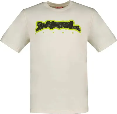 Produktbild von Diesel Just N16 Kurzarm-t-shirt Weiß S Herren Weiß S