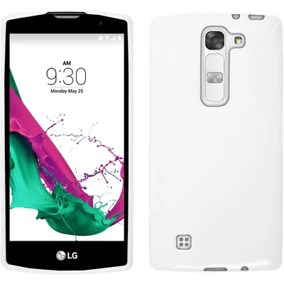 Produktbild von PhoneNatic Case kompatibel mit LG G4c - weiß Silikon Hülle S-Style + 2 Schutzfolien