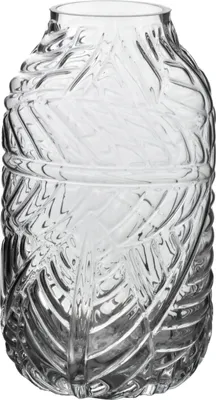Image de Vase en verre Serenite, 12 x 7 x H 23 cm, transparent, 1 pièce