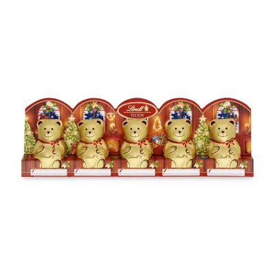 Obrázek produktu pro Lindt Mini Teddy, Mléčná čokoláda, 210 mm, 70 mm, 23 mm, Dárkové balení