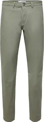 Zdjęcie produktu dla Selected New Miles chinosy slim fit zielone 32 / 32 męskie zielone 32