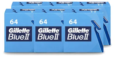 Produktbild von 6 x Gillette Blue II Wegwerpscheermesjes - Vorteilspackung - 6 Stücke