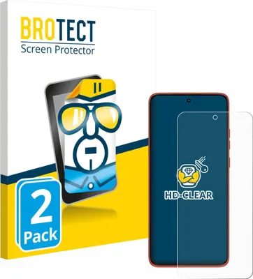 Produktbild von 2x Für Motorola Moto 60 Neo Schutzfolie BROTECT Displayschutz Display Schutz Folie Klar Transparent