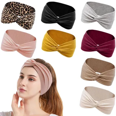 Produktbild von Haarband für Damen, elastisches Stirnband für Sport