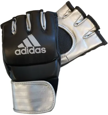 Image de Gants d'entraînement Adidas Pro pour MMA combat cuir naturel noir M