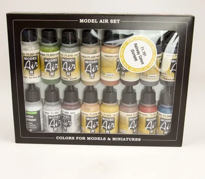 Produktbild von Vallejo Farben Model Air BahnSet 100 511 Airbrush Farbe Modellbau Farbe