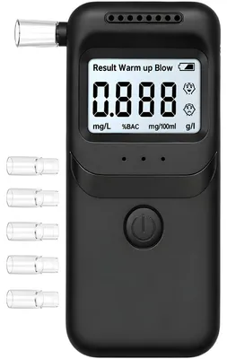 Image de Éthylotest AT-40913 Noir - Testeur d'Alcool Pratique et Compact KP40913