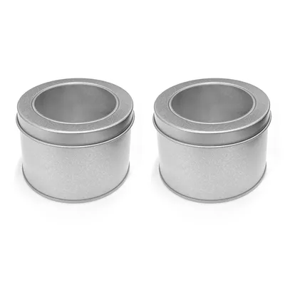 Produktbild von 2er Set Aufbewahrungsbox Vorratsdose Gewürzdose Ø 8cm Aufbewahrungsdose Metalldose 250ml Vorratsbehälter Frischhaltedose
