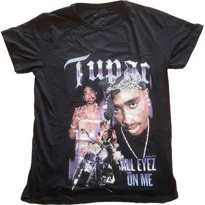Zdjęcie produktu dla Koszulka damska Tupac: All Eyez Blue Homage, XXXX-Large, Czarny
