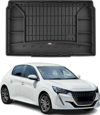 Produktbild von OMAC Gummi Kofferraumwanne für Peugeot 208 2019-2025 TPE Laderaumwanne Schwarz