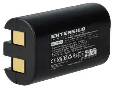Produktbild von EXTENSILO Akku kompatibel mit Dymo LabelManager PnP, 260, 260 P, 280 Drucker Kopierer Scanner Etiketten-Drucker (1000 mAh, 7,4 V, Li-Ion)