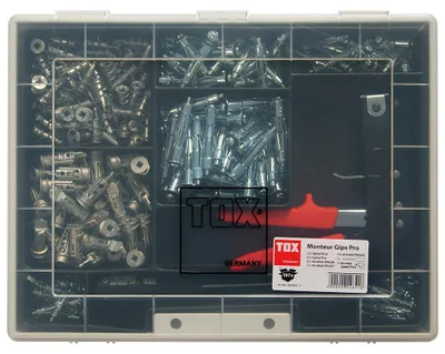 Image de Coffret d'assortiment Tox Monteur Gips Pro 035 901 11 (Chevilles tout usage)