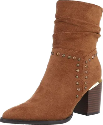 Produktbild von Ital-Design Damen Stiefeletten Leicht gefüttert Wildlederoptik High-Heel Stiefeletten 88577537 Camel Gr.  38